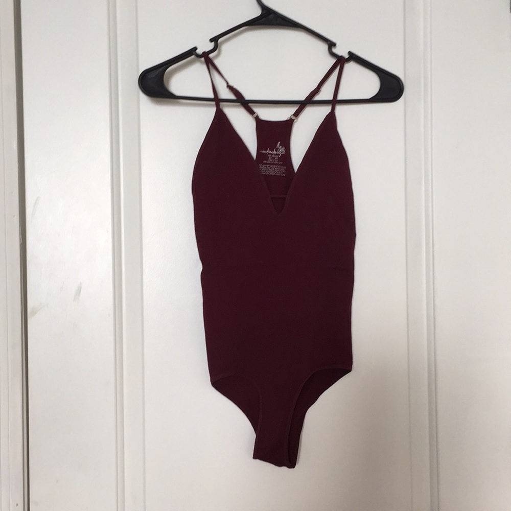 Deep v bodysuit
